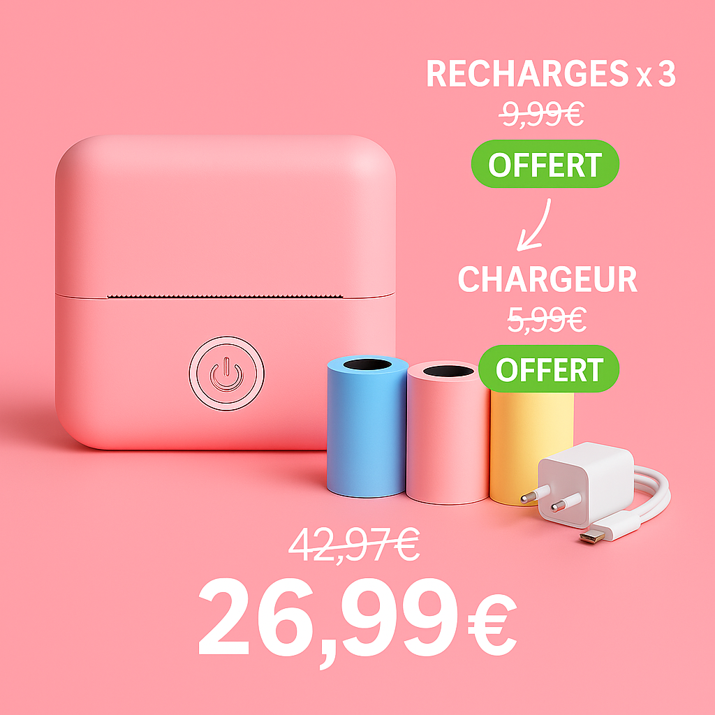 Mini Imprimante Thermique Portable